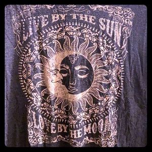 Live by the sun love by the moon long sleeve